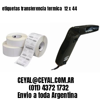 etiquetas transferencia termica  12 x 44