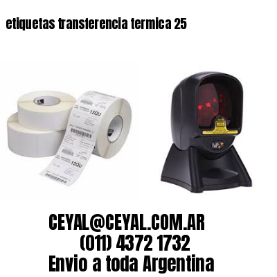 etiquetas transferencia termica 25