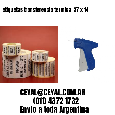 etiquetas transferencia termica  27 x 14