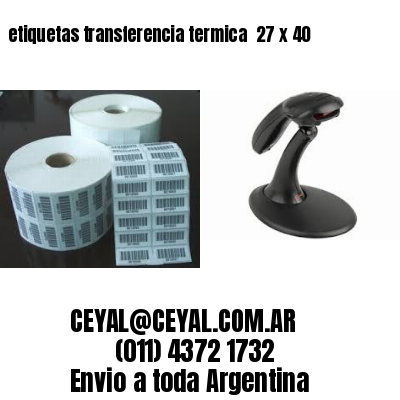 etiquetas transferencia termica  27 x 40