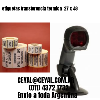 etiquetas transferencia termica  27 x 48