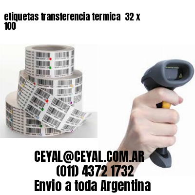 etiquetas transferencia termica  32 x 100