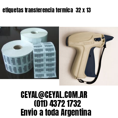 etiquetas transferencia termica  32 x 13