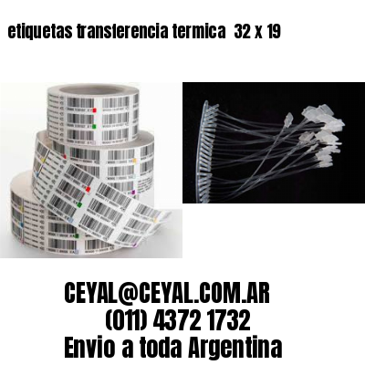 etiquetas transferencia termica  32 x 19
