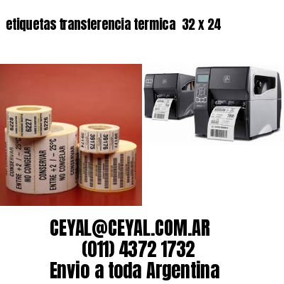 etiquetas transferencia termica  32 x 24