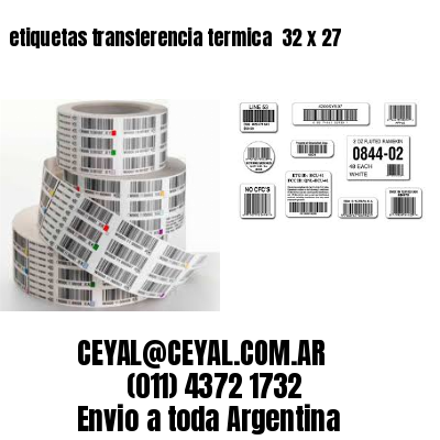 etiquetas transferencia termica  32 x 27
