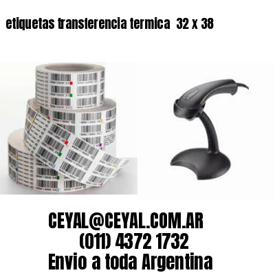 etiquetas transferencia termica  32 x 38
