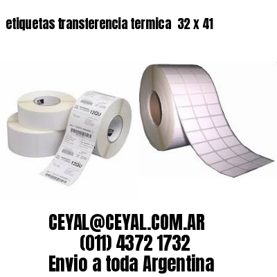 etiquetas transferencia termica  32 x 41