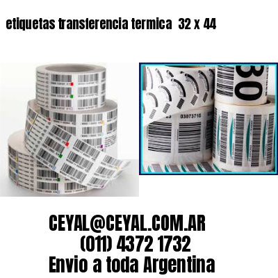 etiquetas transferencia termica  32 x 44
