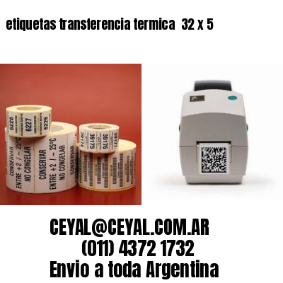 etiquetas transferencia termica  32 x 5