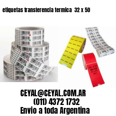 etiquetas transferencia termica  32 x 50