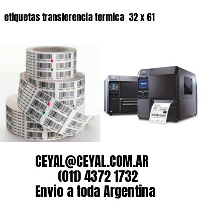 etiquetas transferencia termica  32 x 61
