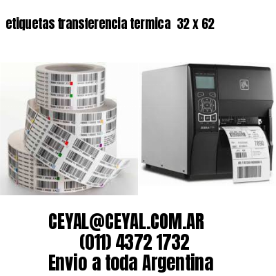 etiquetas transferencia termica  32 x 62