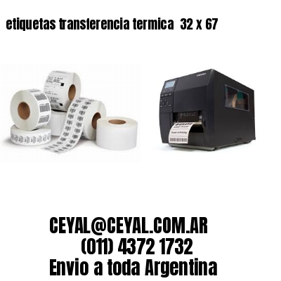 etiquetas transferencia termica  32 x 67