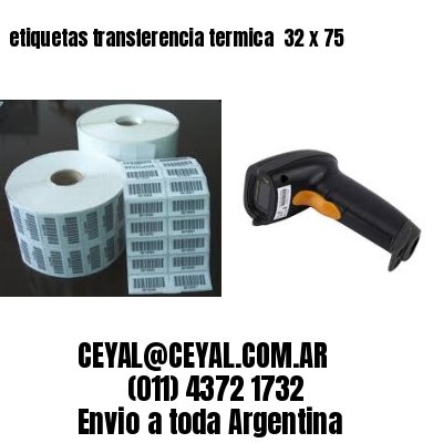 etiquetas transferencia termica  32 x 75