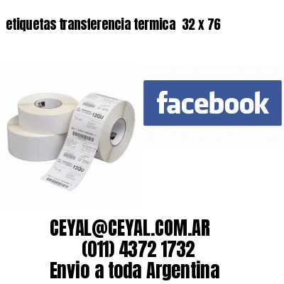 etiquetas transferencia termica  32 x 76