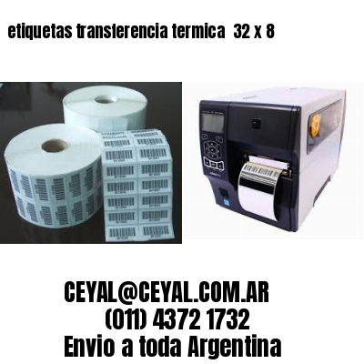 etiquetas transferencia termica  32 x 8