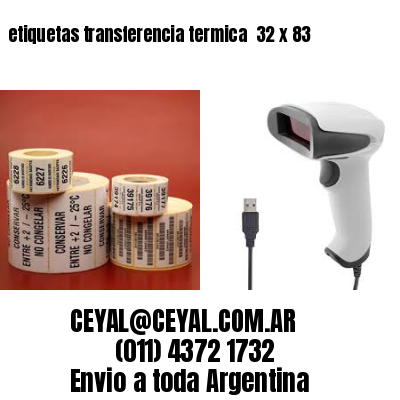 etiquetas transferencia termica  32 x 83