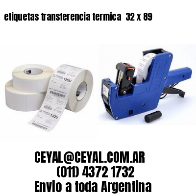 etiquetas transferencia termica  32 x 89