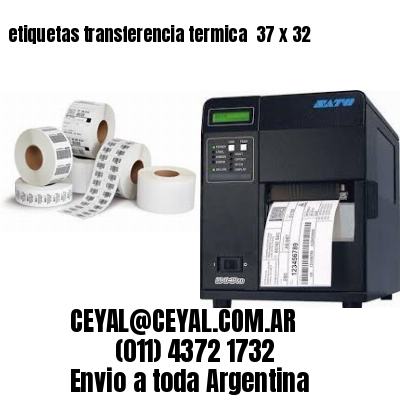 etiquetas transferencia termica  37 x 32