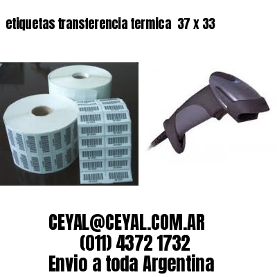 etiquetas transferencia termica  37 x 33