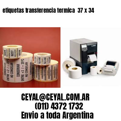 etiquetas transferencia termica  37 x 34