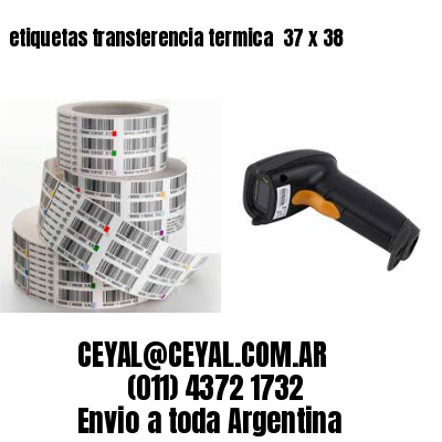 etiquetas transferencia termica  37 x 38