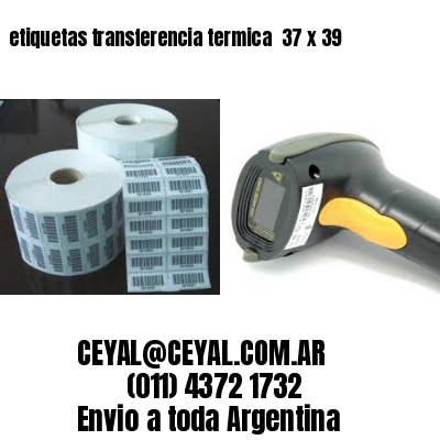 etiquetas transferencia termica  37 x 39
