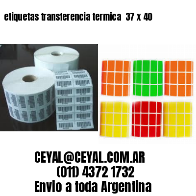 etiquetas transferencia termica  37 x 40