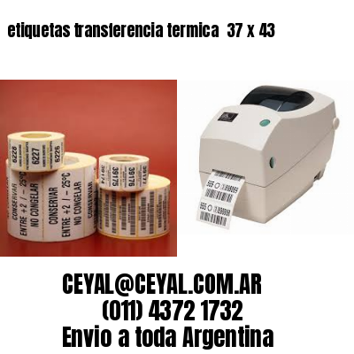 etiquetas transferencia termica  37 x 43