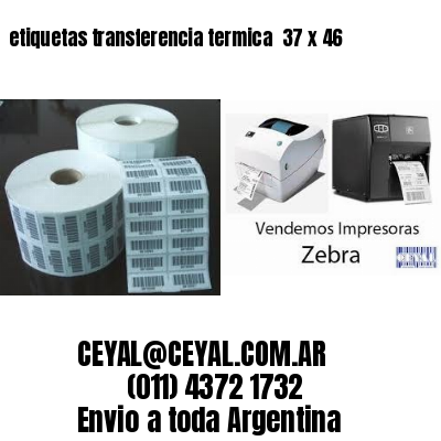 etiquetas transferencia termica  37 x 46