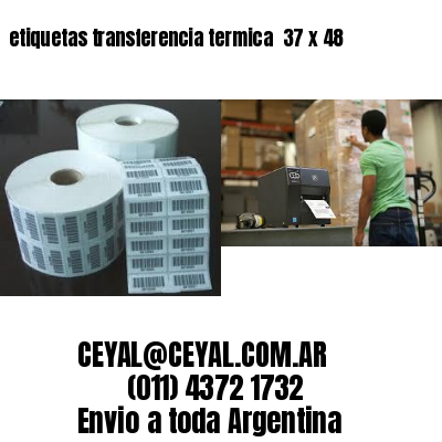 etiquetas transferencia termica  37 x 48