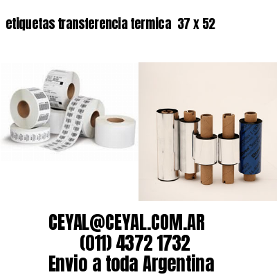 etiquetas transferencia termica  37 x 52
