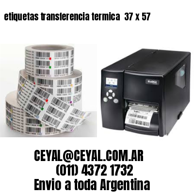 etiquetas transferencia termica  37 x 57
