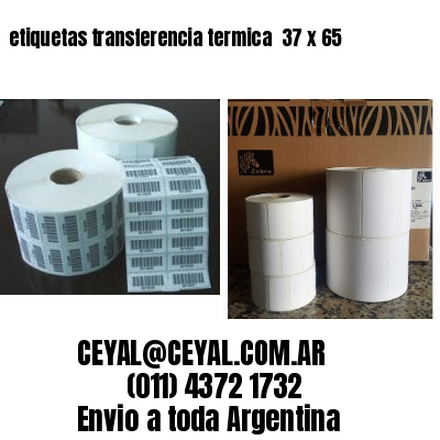 etiquetas transferencia termica  37 x 65
