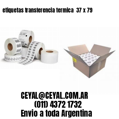 etiquetas transferencia termica  37 x 79