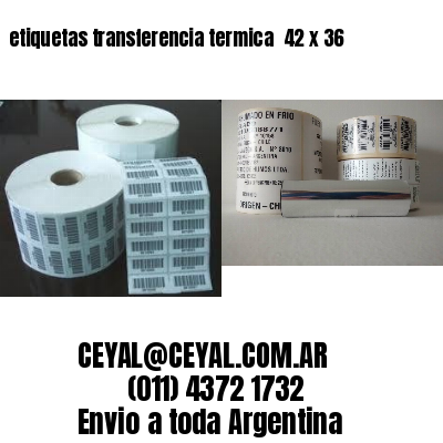 etiquetas transferencia termica  42 x 36