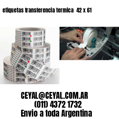 etiquetas transferencia termica  42 x 61