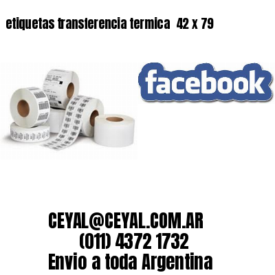 etiquetas transferencia termica  42 x 79