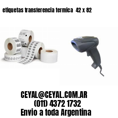 etiquetas transferencia termica  42 x 82