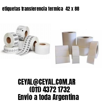 etiquetas transferencia termica  42 x 88