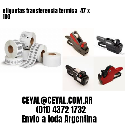 etiquetas transferencia termica  47 x 100
