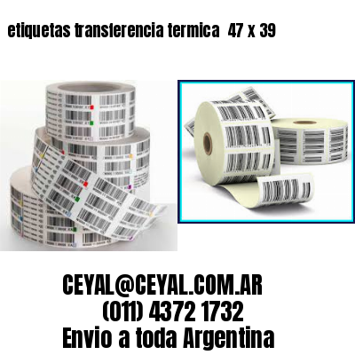 etiquetas transferencia termica  47 x 39