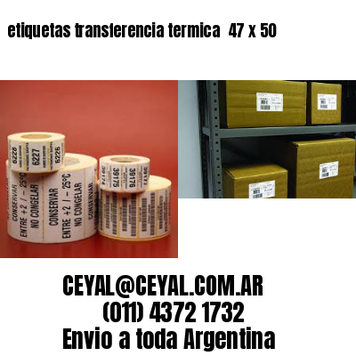etiquetas transferencia termica  47 x 50