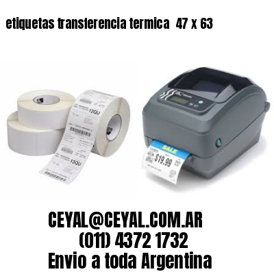 etiquetas transferencia termica  47 x 63