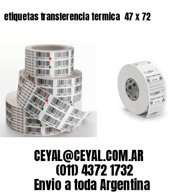 etiquetas transferencia termica  47 x 72