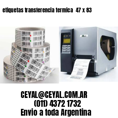 etiquetas transferencia termica  47 x 83