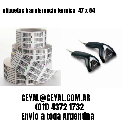 etiquetas transferencia termica  47 x 84