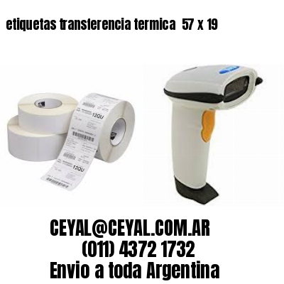 etiquetas transferencia termica  57 x 19