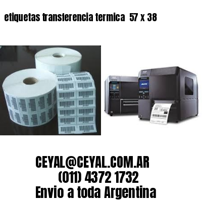 etiquetas transferencia termica  57 x 38